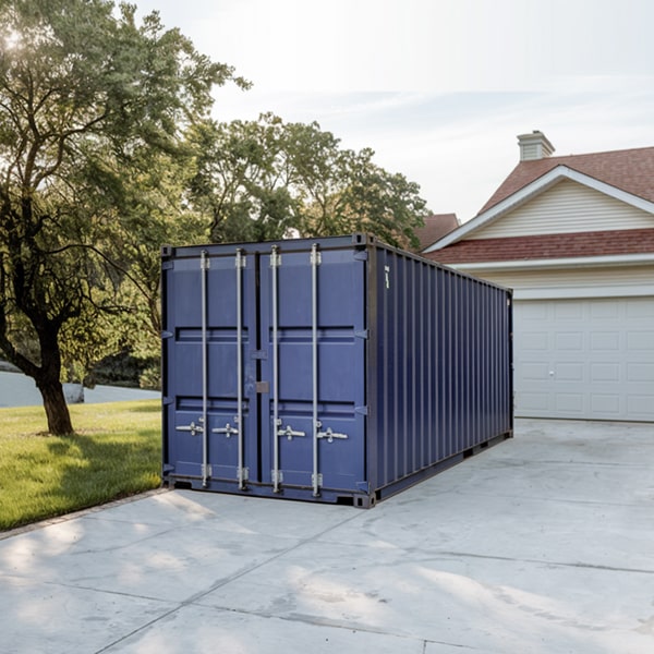 residential storage containers are a convenient and secure solution for temporary storage during home renovations